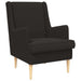 Fauteuil Zwart Stof