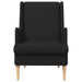 Fauteuil Zwart Stof