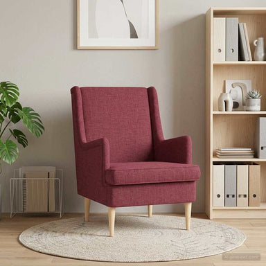 Fauteuil Wijnrood Stof