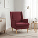 Fauteuil Wijnrood Stof