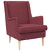 Fauteuil Wijnrood Stof