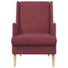 Fauteuil Wijnrood Stof