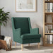 Fauteuil Donkergroen Stof