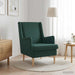 Fauteuil Donkergroen Stof