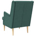 Fauteuil Donkergroen Stof