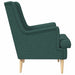 Fauteuil Donkergroen Stof