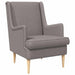 Fauteuil Taupe Stof