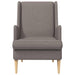 Fauteuil Taupe Stof