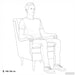 Fauteuil Taupe Stof