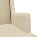 Fauteuil Crèmekleurig Stof