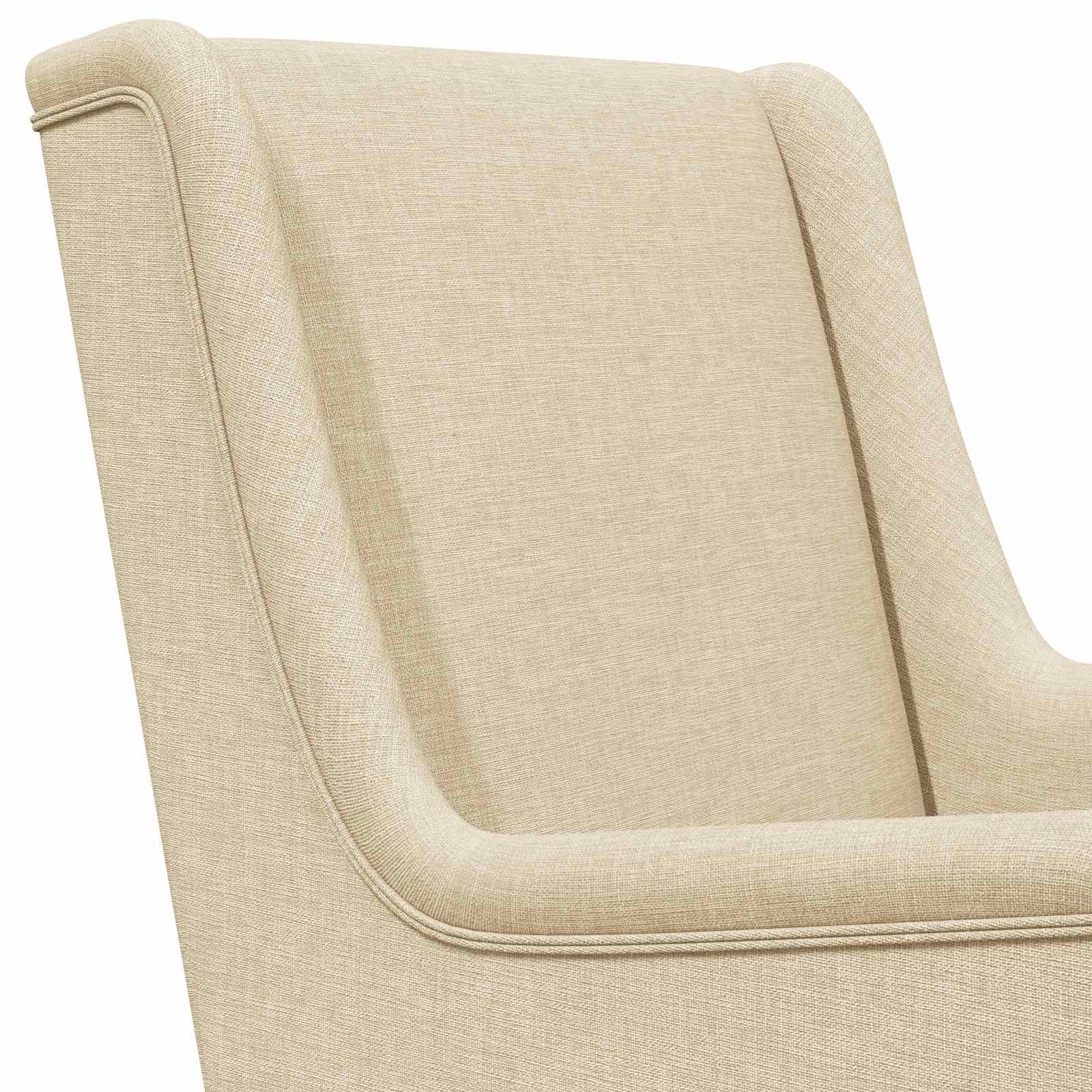 Fauteuil Crèmekleurig Stof