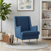 Fauteuil Blauw Stof