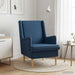 Fauteuil Blauw Stof