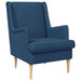 Fauteuil Blauw Stof