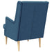 Fauteuil Blauw Stof