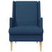 Fauteuil Blauw Stof