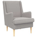 Fauteuil Lichtgrijs Bouclé