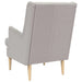 Fauteuil Lichtgrijs Bouclé