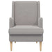Fauteuil Lichtgrijs Bouclé