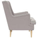 Fauteuil Lichtgrijs Bouclé