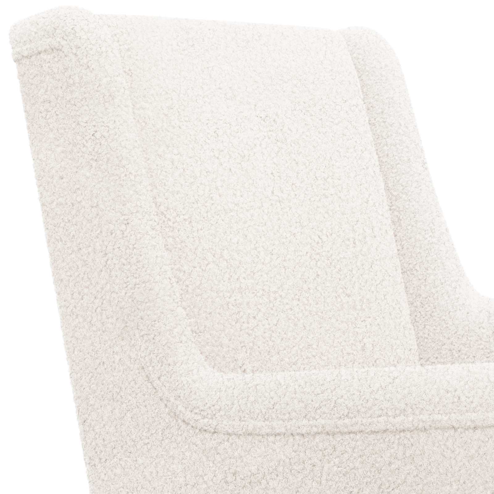 Fauteuil Crèmekleurig Bouclé