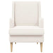Fauteuil Crèmekleurig Bouclé