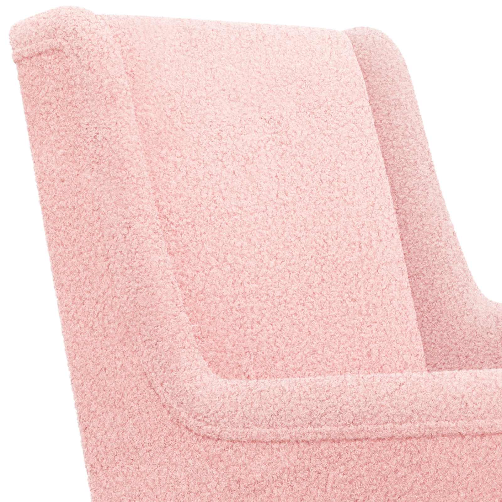 Fauteuil Roze Bouclé
