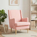 Fauteuil Roze Bouclé