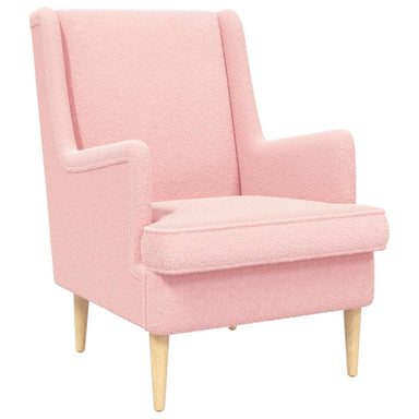 Fauteuil Roze Bouclé