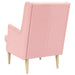 Fauteuil Roze Bouclé