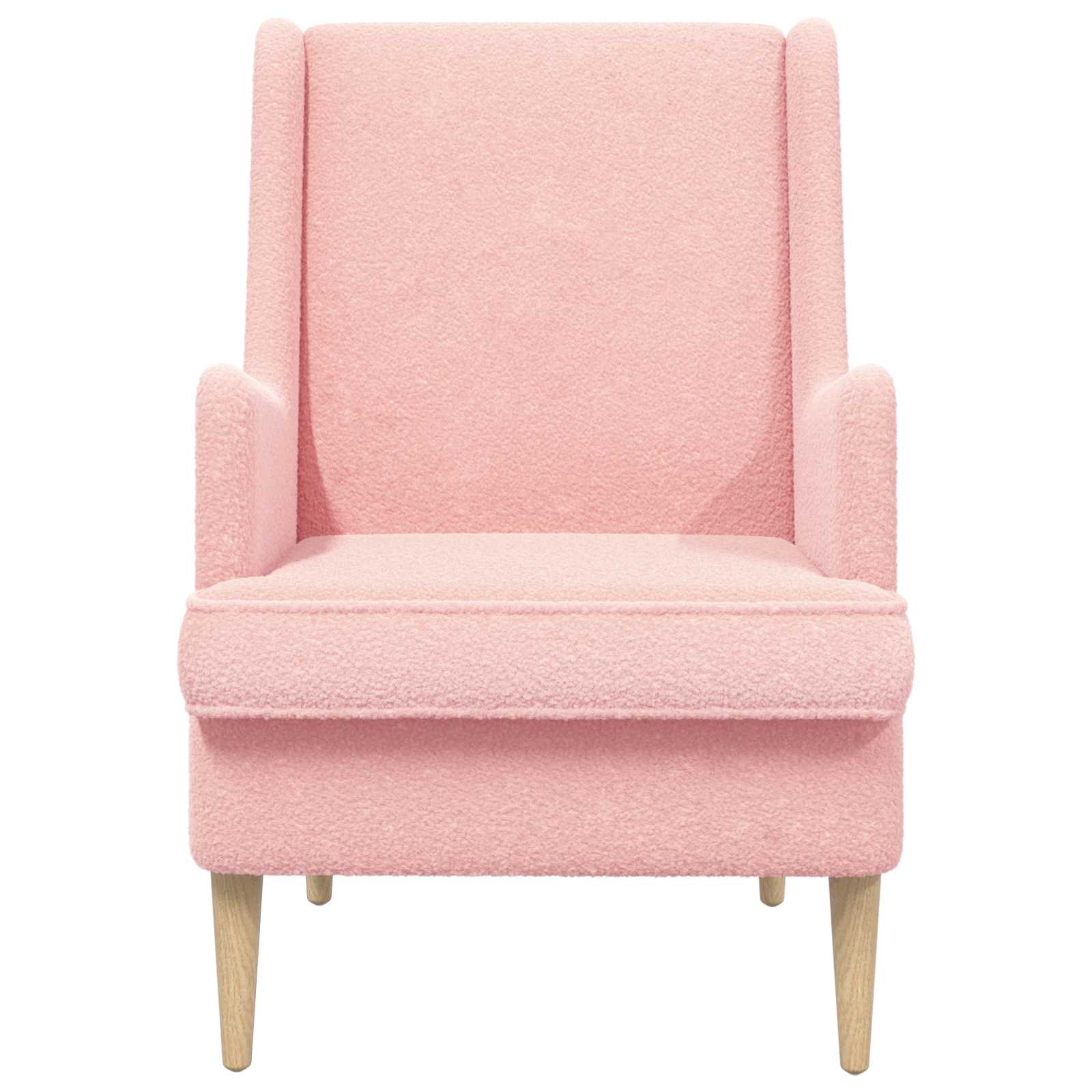 Fauteuil Roze Bouclé