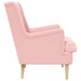 Fauteuil Roze Bouclé