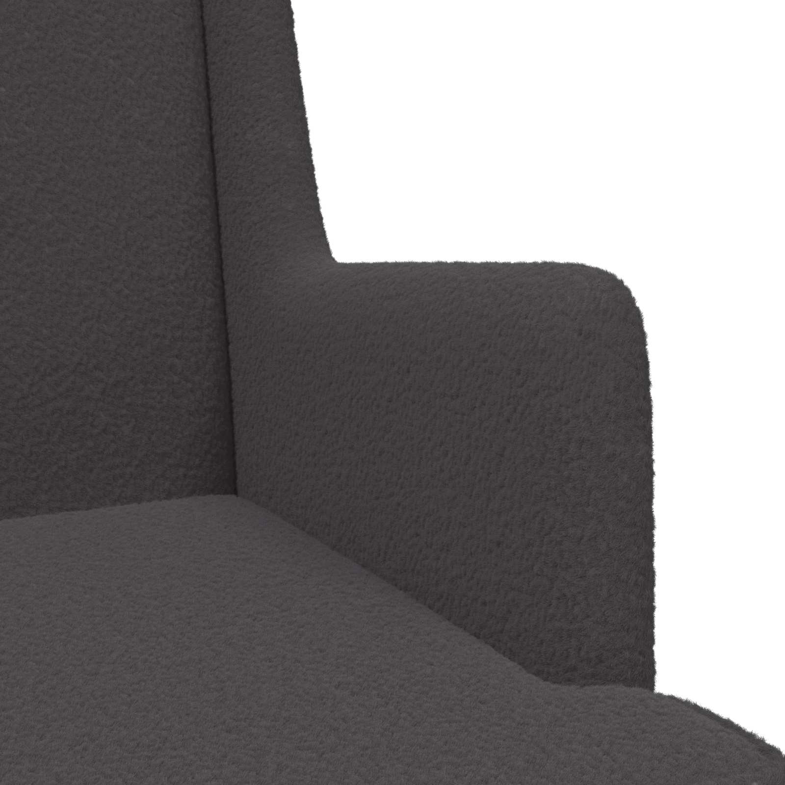 Fauteuil Donkergrijs Bouclé