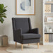 Fauteuil Donkergrijs Bouclé
