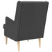 Fauteuil Donkergrijs Bouclé