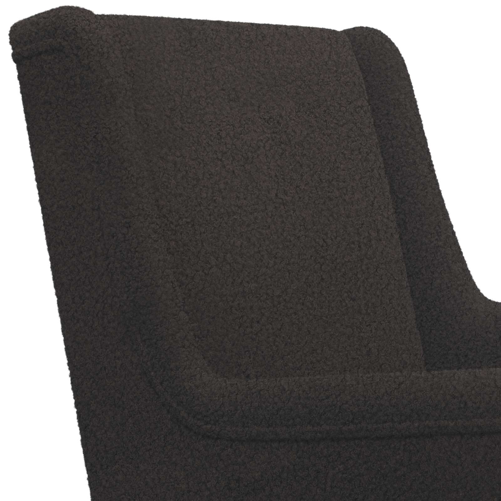 Fauteuil Zwart Bouclé