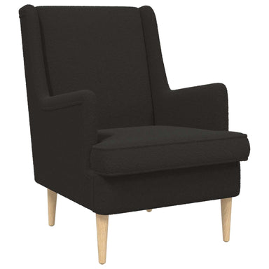 Fauteuil Zwart Bouclé