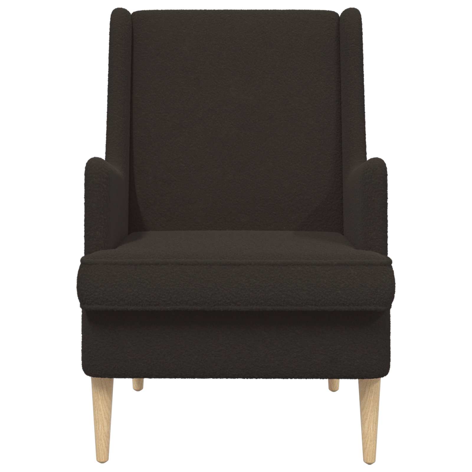 Fauteuil Zwart Bouclé