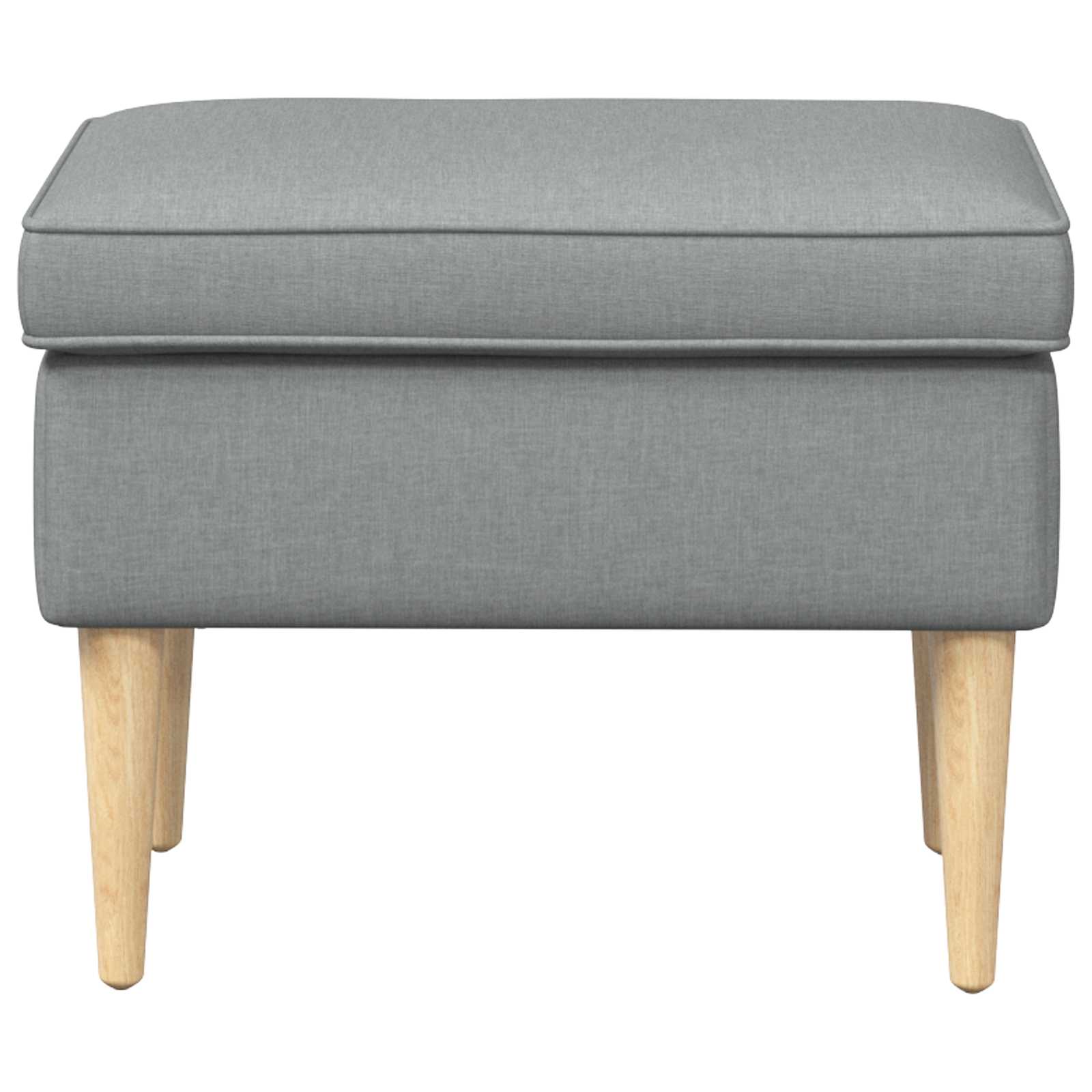 Voetenbank Lichtgrijs 55 x 35 x 41 cm Polyester