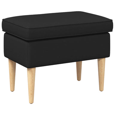 Voetenbank Zwart 55 x 35 x 41 cm