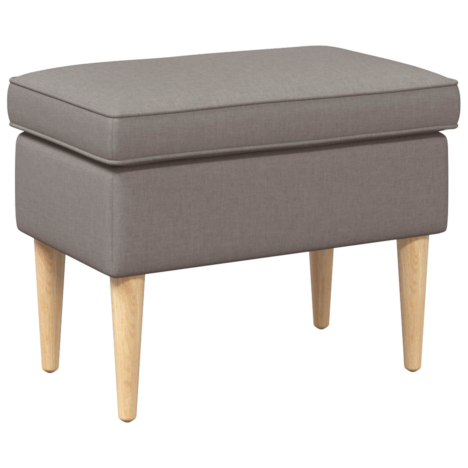 Voetenbank Taupe 55 x 35 x 41 cm