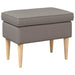 Voetenbank Taupe 55 x 35 x 41 cm