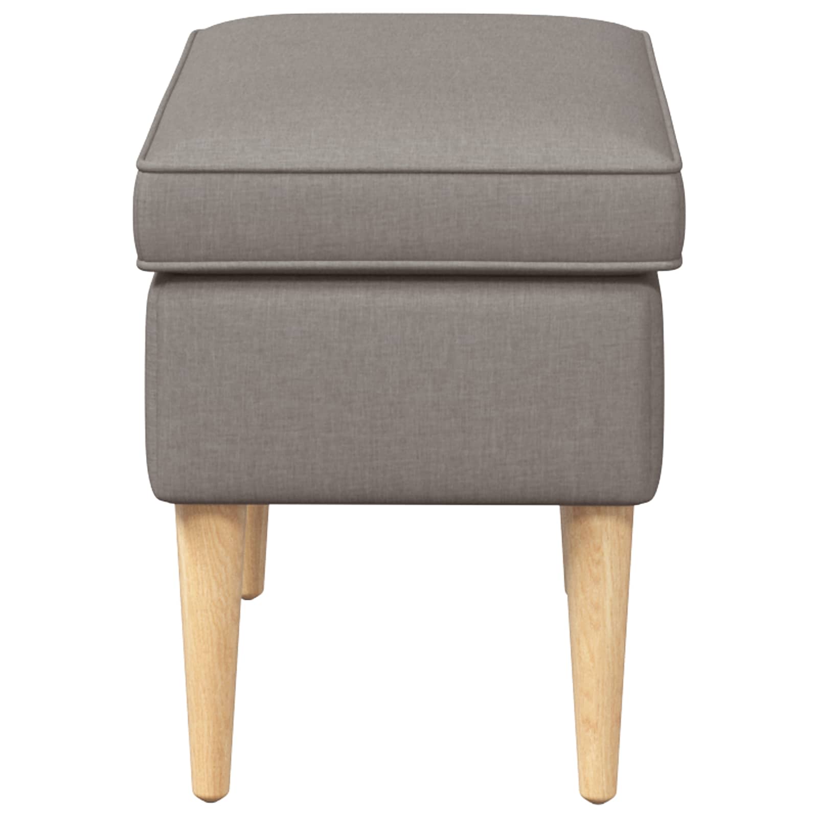 Voetenbank Taupe 55 x 35 x 41 cm