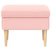 Voetenbank Roze 55 x 35 x 41 cm Bouclé