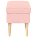 Voetenbank Roze 55 x 35 x 41 cm Bouclé