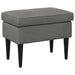 Voetenbank Donkergrijs 55 x 35 x 41 cm Fluweel