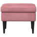Voetenbank Roze 55 x 35 x 41 cm Fluweel