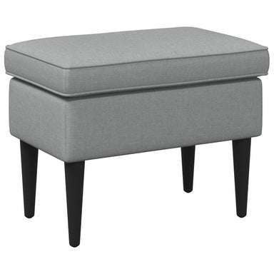 Voetenbank Lichtgrijs 55 x 35 x 41 cm Stof