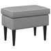 Voetenbank Lichtgrijs 55 x 35 x 41 cm Stof