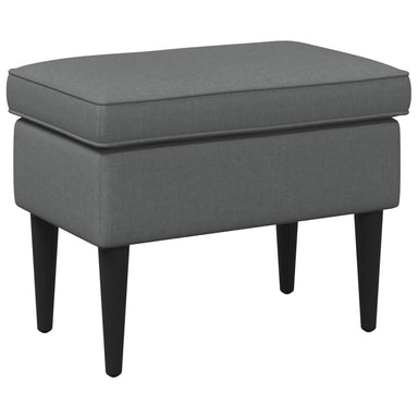 Voetenbank Donkergrijs 55 x 35 x 41 cm Stof